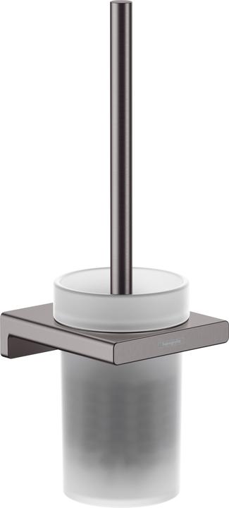 hansgrohe HG Ensemble brosse WC AddStoris montage mural brushed black