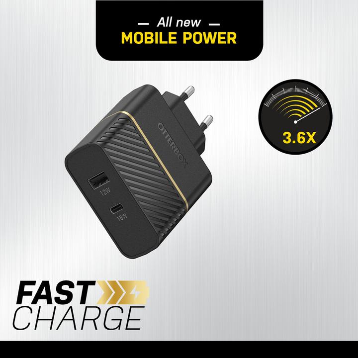 Actual product image OtterBox EU Fast Charge Wall Charger (30 W)