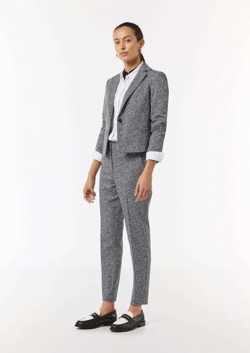 Image du produit Comma Hose Schmale Cigarette-Pants mit Fischgrat-Muster (46)