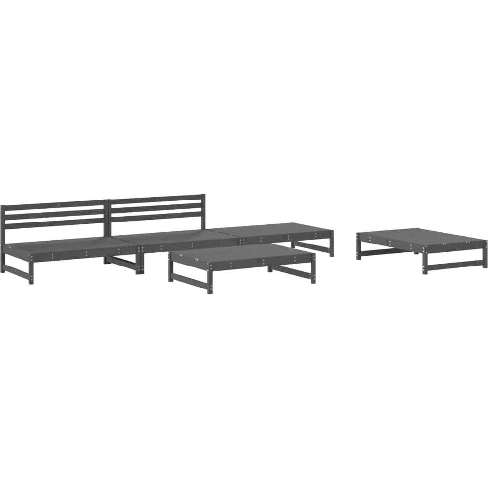 VidaXL, Gartenlounge, 5-tlg. Garten-Lounge-Set