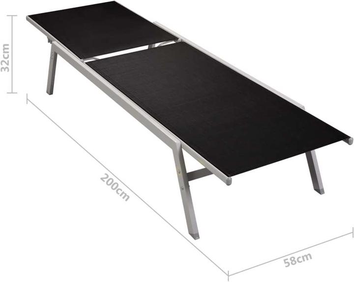 Produktbild vidaXL Sonnenliege (200 cm)