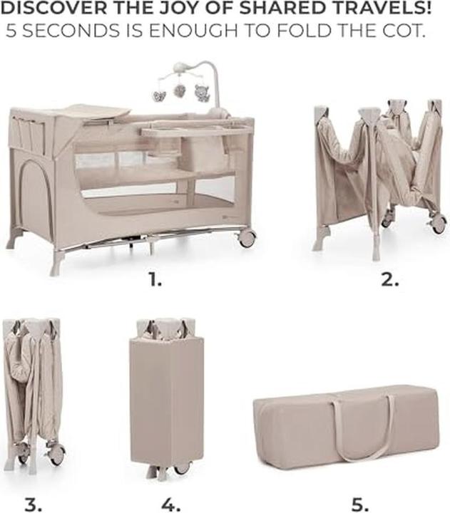 Produktbild KinderKraft 3in1 Joy 2 + Zubehör (60 x 120 cm)