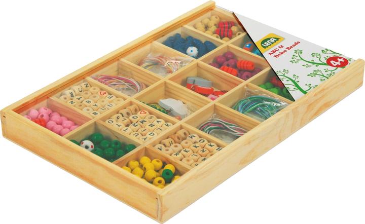 Lena perles de bois et lettres