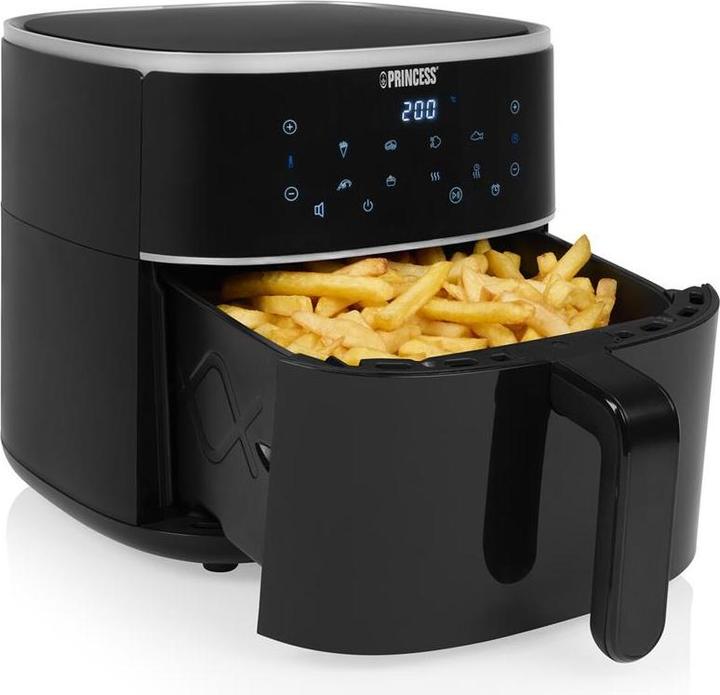 Produktbild Princess 01.182244.01.001 Fritteuse Single 6 L Unabhängig 1500 W Heissluftfritteuse Schwarz