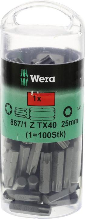 Image du produit Wera 867/1 Z TX 40 x 25 mm DIY-Box (Hexagonale (hexagonal))