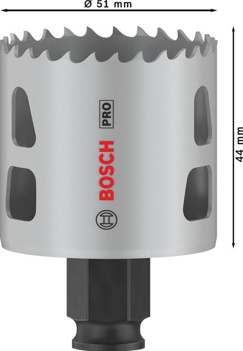 Productafbeelding Bosch Professional Zubehör PRO Multi Material PC Plus gatenzaag, 51 mm, 12 stuks. (51 mm)