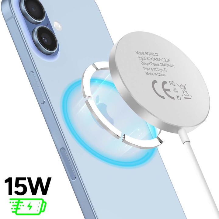 Produktbild Mayaxess MagSafe Ladegerät 15W iPhone 17 (15 W)