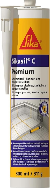 Immagine prodotto Sika Sikasil C Premium (Grigio, 300 ml)