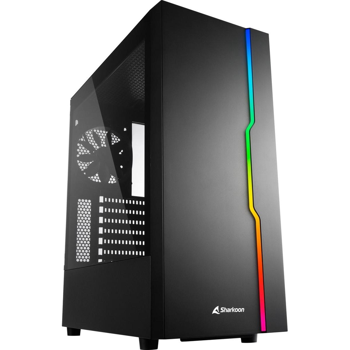 Sharkoon Nero Rgb Slider (Atx, Matx, Mini-Itx), Case Pc,