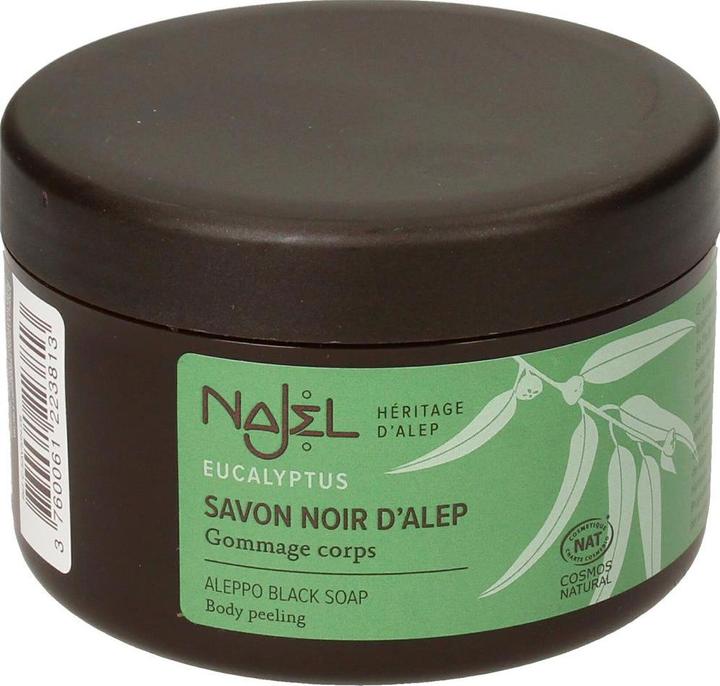 Image du produit Najel Exfoliant corporel Savon d'Alep noir (180 ml)