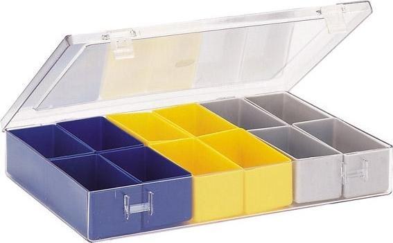 Image du produit Magni Coffret d'assortiment avec couvercle L307xP225xH50 mm avec 12 inserts