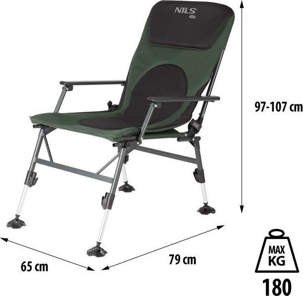 Actual product image Nils NC1801 CAMP FISHING CHAIR