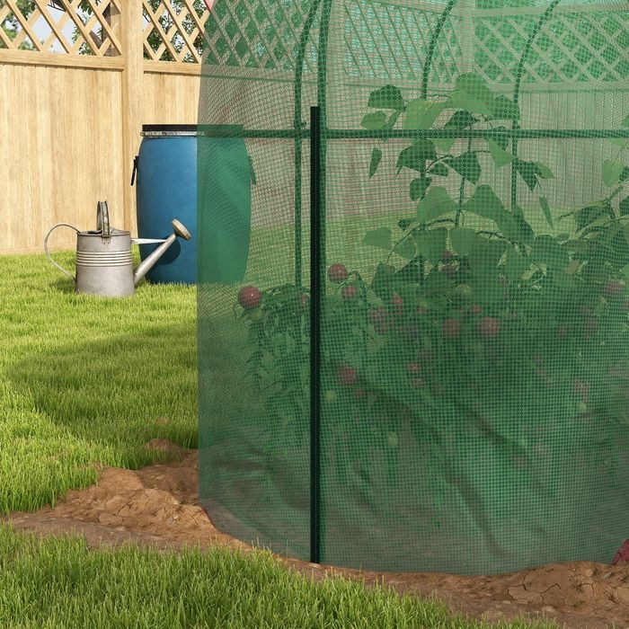 Immagine prodotto Swisshandel24 3 x 1 m Gartennetz, Pflanzenschutzzelt mit Tür, Insektenschutznetz, Winddichtes Gemüsenetz, Schädlin