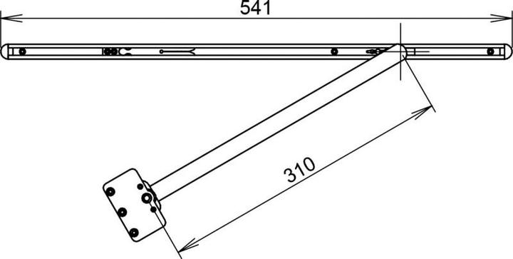 Produktbild Athmer Öffnungsbegrenzer Porti 5465,innenliegend,max.65kg,Holztür (1 Stk.)