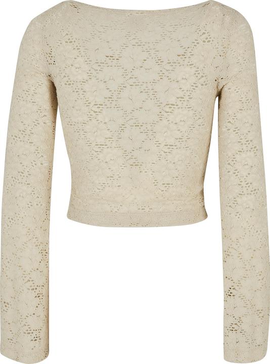 Immagine prodotto Urban Classics Camicia da donna in pizzo a maniche lunghe (L, S)