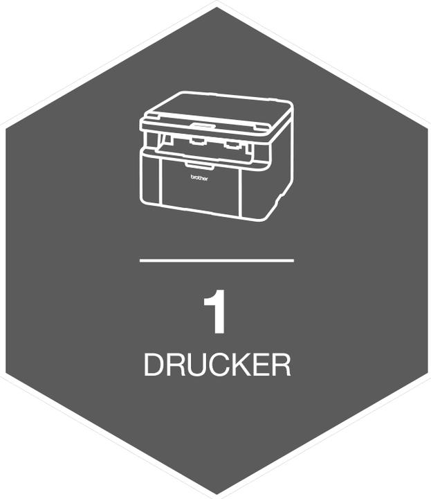 Image du produit Brother DCP-1612WVB (Laser, Noir et blanc)
