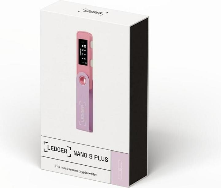 Actual product image Ledger Nano S Plus - Pastel Pink (Bitcoin, Others, Ethereum Classic)