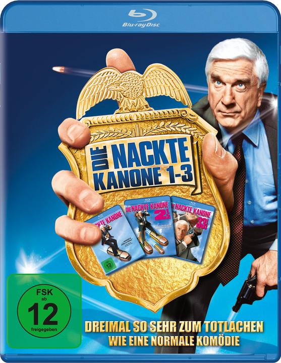 Image du produit Le pistolet nu 1-3 Coffret (Blu-ray, 2013, Allemand, Espagnol, Français, Japonais, Italien, Portugais, Anglais)