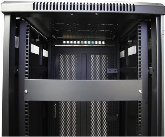 Actual product image StarTech 2 U rack blind panel for 19 inch server cabinets and racks