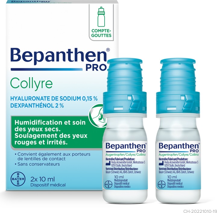 Bepanthen PRO Augentropfen (20 ml, Augentropfen 2 x 10 ml)