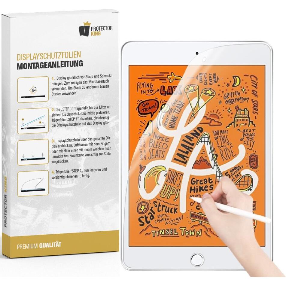 Protectorking 2x echutzfreadTempered Paperfeel fÃ¼r 3S KLAR (4 Stück, IPad Mini 1), Tablet Schutzfolie