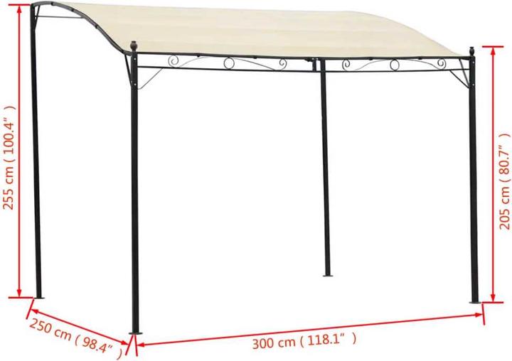 Produktbild vidaXL Rochell (300 cm, 255 cm)