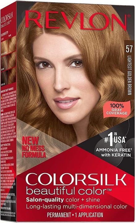 Produktbild Revlon Professional COLORSILK tinte #57-castaño dorado muy claro (57)