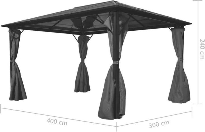Produktbild vidaXL Partyzelt (400 cm, 300 cm)