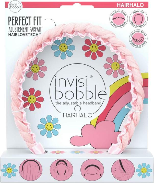 Invisibobble HAIRHALO - Retro Dreamin‘ Eat, Pink, and be Merry