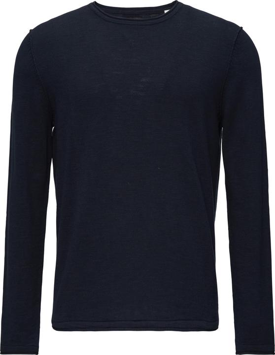 Produktbild S.Oliver Strickpullover Strickpullover mit Flammgarnstruktur und Rollsaum-Details (L)