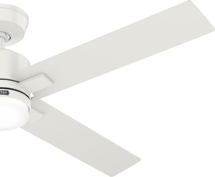 Actual product image Hunter Fans DC Deckenventilator Mila Weiss mit LED & Fernbedienung (44 dB)