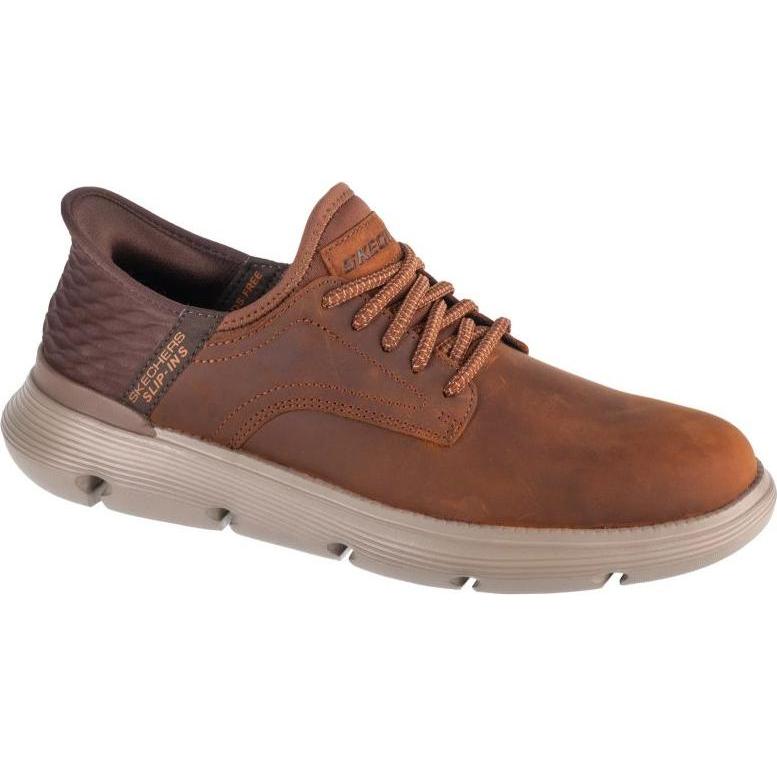 Skechers, Uomini, Sneaker, Garza - Gervin - Heren Instappers - Bruin, Marrone, (41.5)
