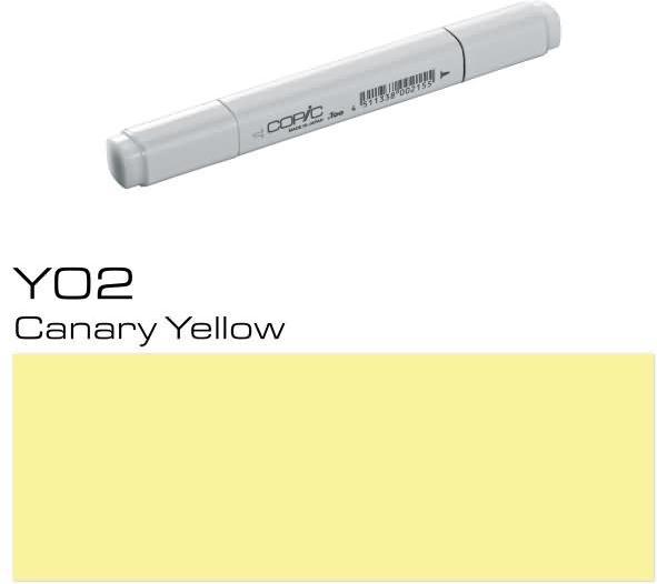 Image du produit Copic Marqueur graphique Classic Type Y - 02 (Y02 - Jaune canari, 1 x)