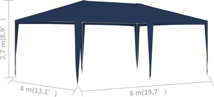 Produktbild vidaXL Partyzelt (600 cm, 400 cm)