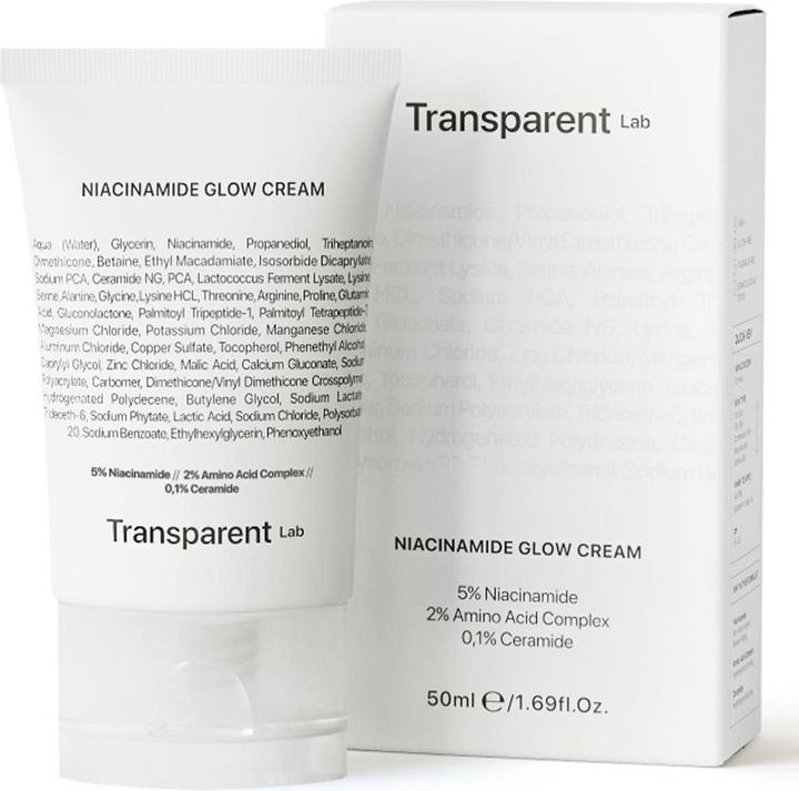 Actual product image Transparent Lab Niacinamide Glow Cream (50 ml, 24h cream)
