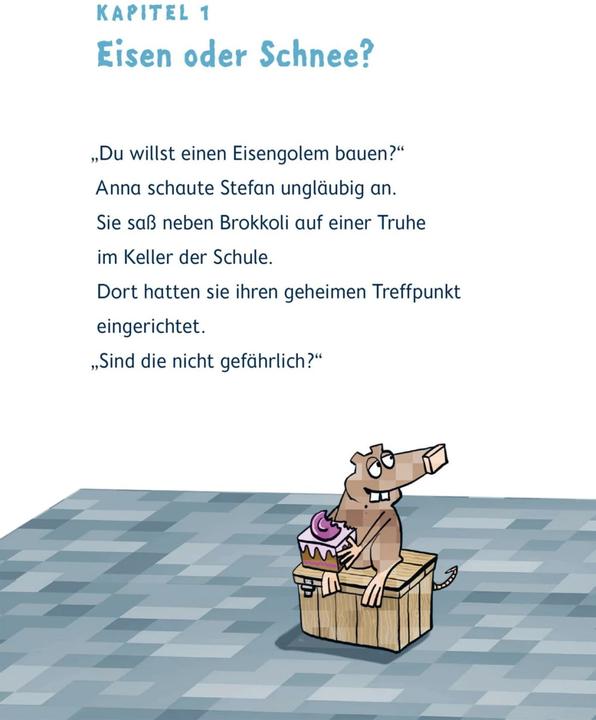 Actual product image Lesenlernen mit Spass – Minecraft 8: Spinnen – bis die Netze beben! (German, Heiko Wolz, André Sedlaczek, 2023)