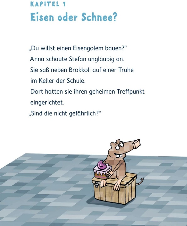 Actual product image Lesenlernen mit Spass – Minecraft 8: Spinnen – bis die Netze beben! (German, Heiko Wolz, André Sedlaczek, 2023)