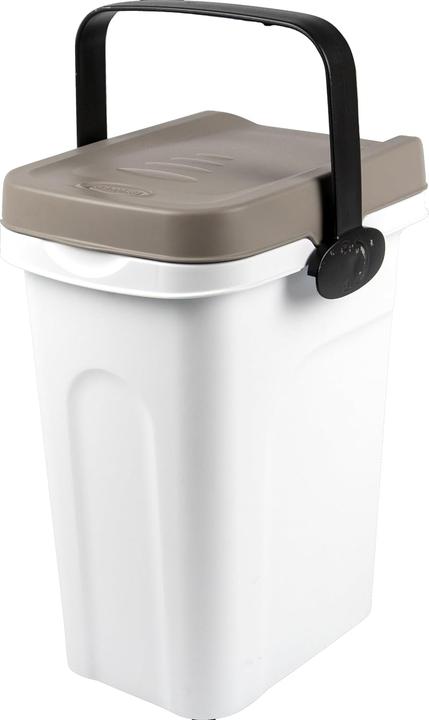 Kerbl Petfood-Container 7 lt, marron/blanc, avec anse