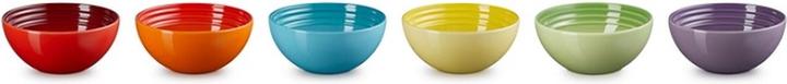 Actual product image Le Creuset Set of 6 snack bowls 12 cm rainbow