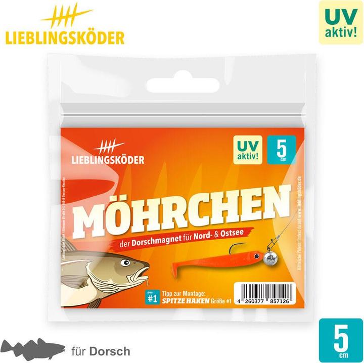 Produktbild Lieblingsköder Möhrchen (Dorschmagnet) (20 cm)