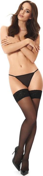 Kotek KO H011 hold ups zwart 15den S/M