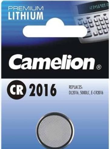 Camelion CR2016-BP1 - Disposable battery - CR2016 - Lithium - 3 V - 1 piece(s) - 55 x 3 x 190 (1 pcs., CR2016, 75 mAh)