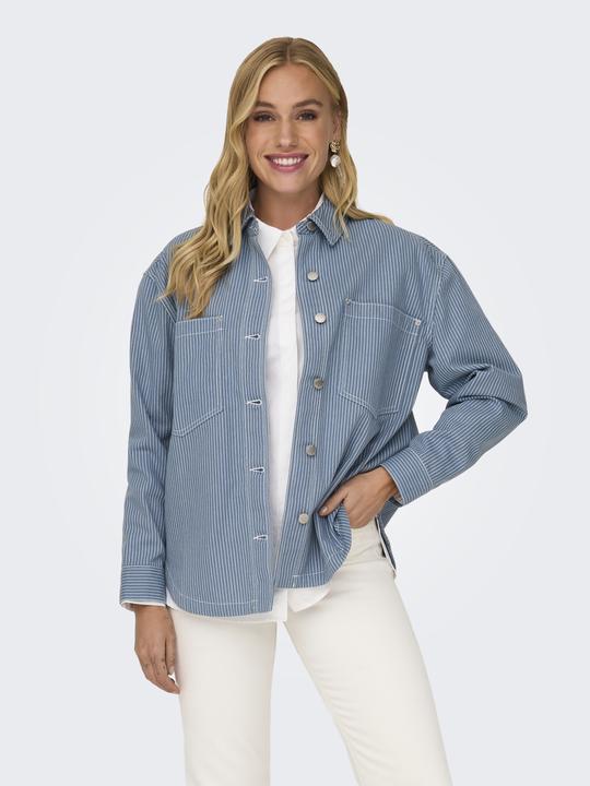 Produktbild Only ONLMERLE L/S STRIPE SHIRT CC PNT Overshirt (XS)