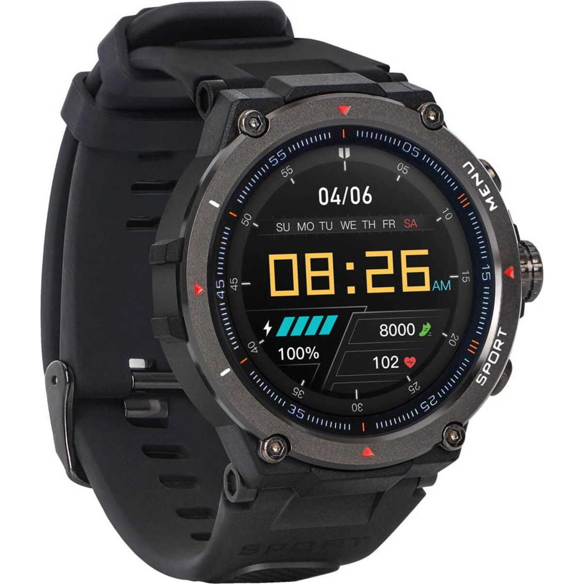 Thumbnail - Garett GRS PRO Smartwatch (Schwarz) (52 mm), Smartwatch