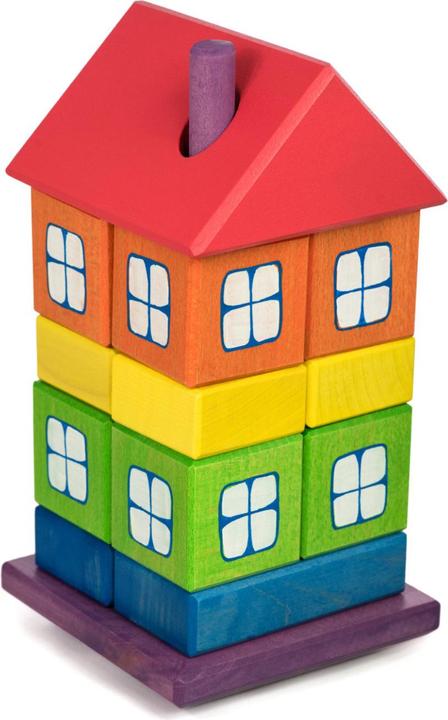 Produktbild Holzecke Das Haus besteht aus 16 Elementen