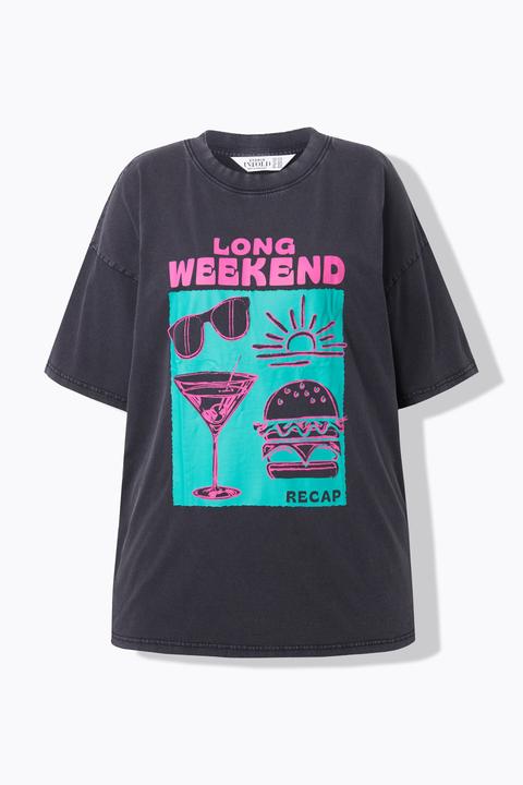 Produktbild Studio Untold T-Shirt, oversized, Weekend Print (46, 48)