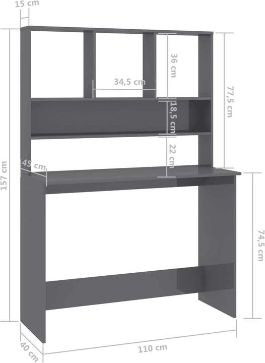 Immagine prodotto vidaXL Edithe (110 x 110 x 157 cm)