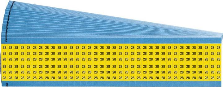 Brady Cartellini colorati per l'identificazione dei cavi in tessuto vinilico, con legenda numerica