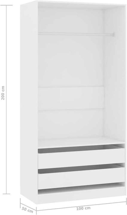 Actual product image vidaXL Morgen (100 x 50 x 200 cm)