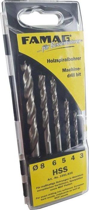 Actual product image Famag wood twist drill ru. 10mm (10 millimetres)